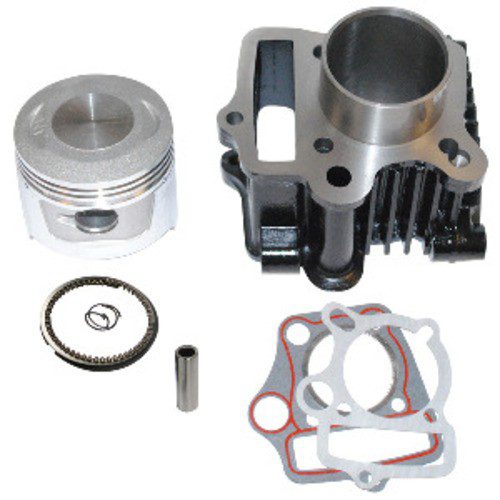Kit de cilindro completo para motocicleta HONDA C90 negro Alessia