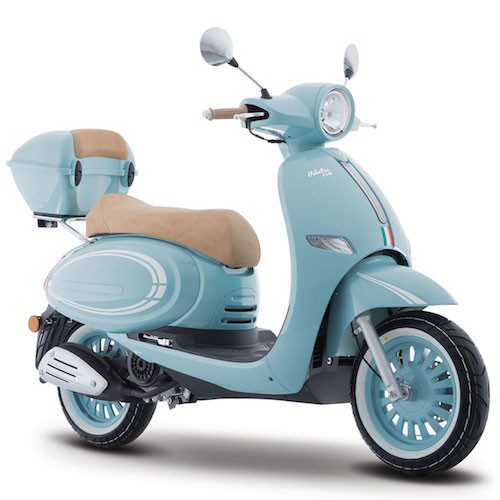 Motocicleta Italika Vitalia 150 2022 azul / blanca