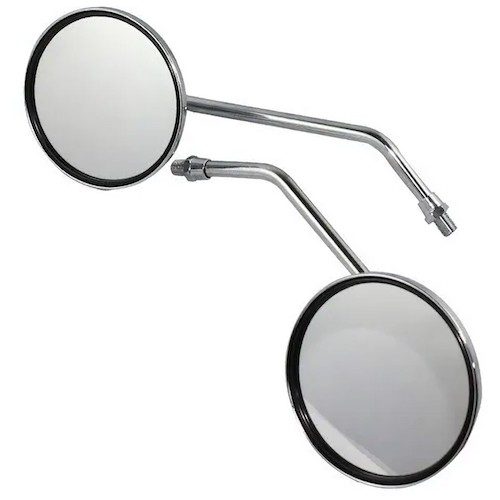 Espejos para motocicleta Vitalia 150 10mm redondos cromados Italika